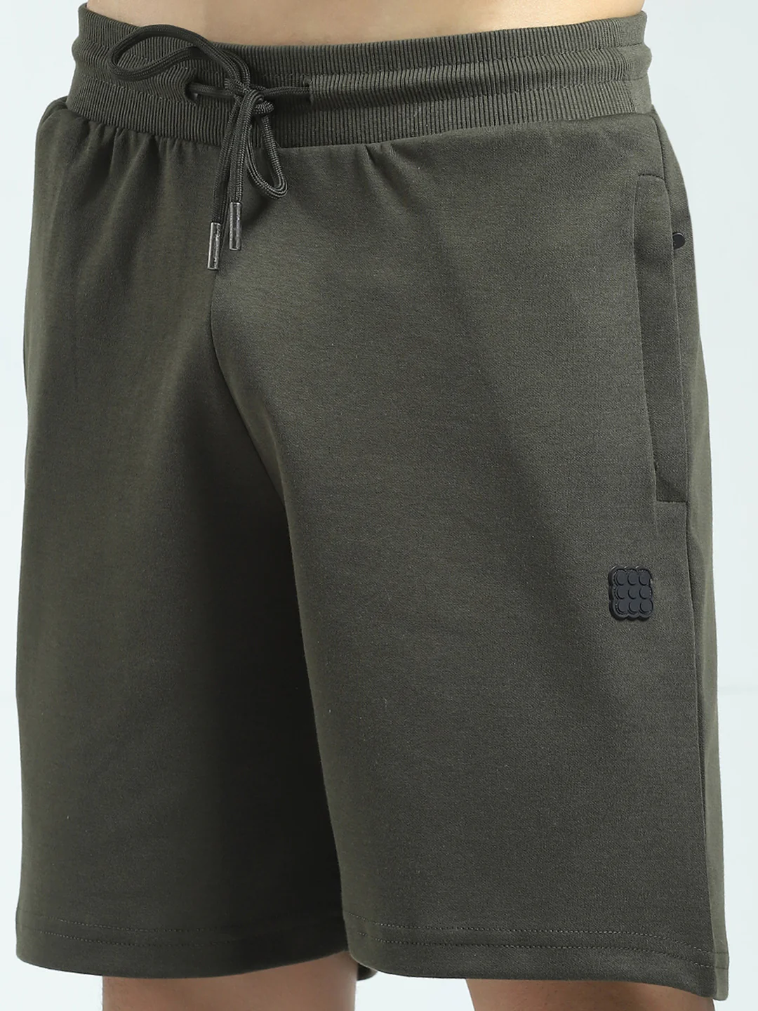 Rock.it Men Olive Solid Regular Fit Shorts - Image 6