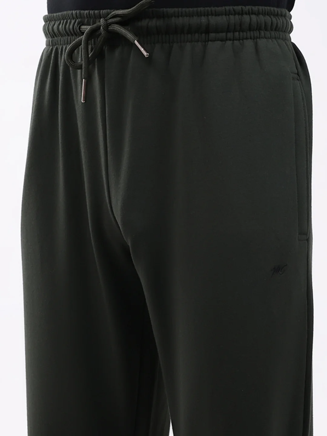 Men Olive Solid Regular Fit Winter Lower - Image 6