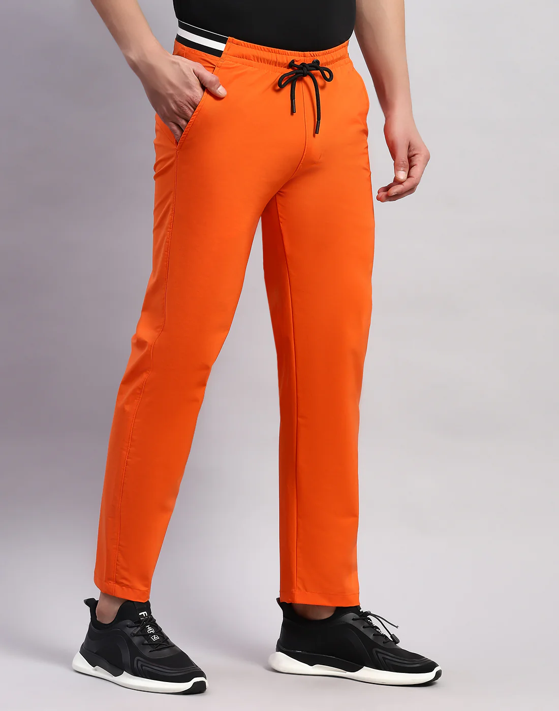 Rock.it Men Orange Printed Smart Fit Lower - Image 4