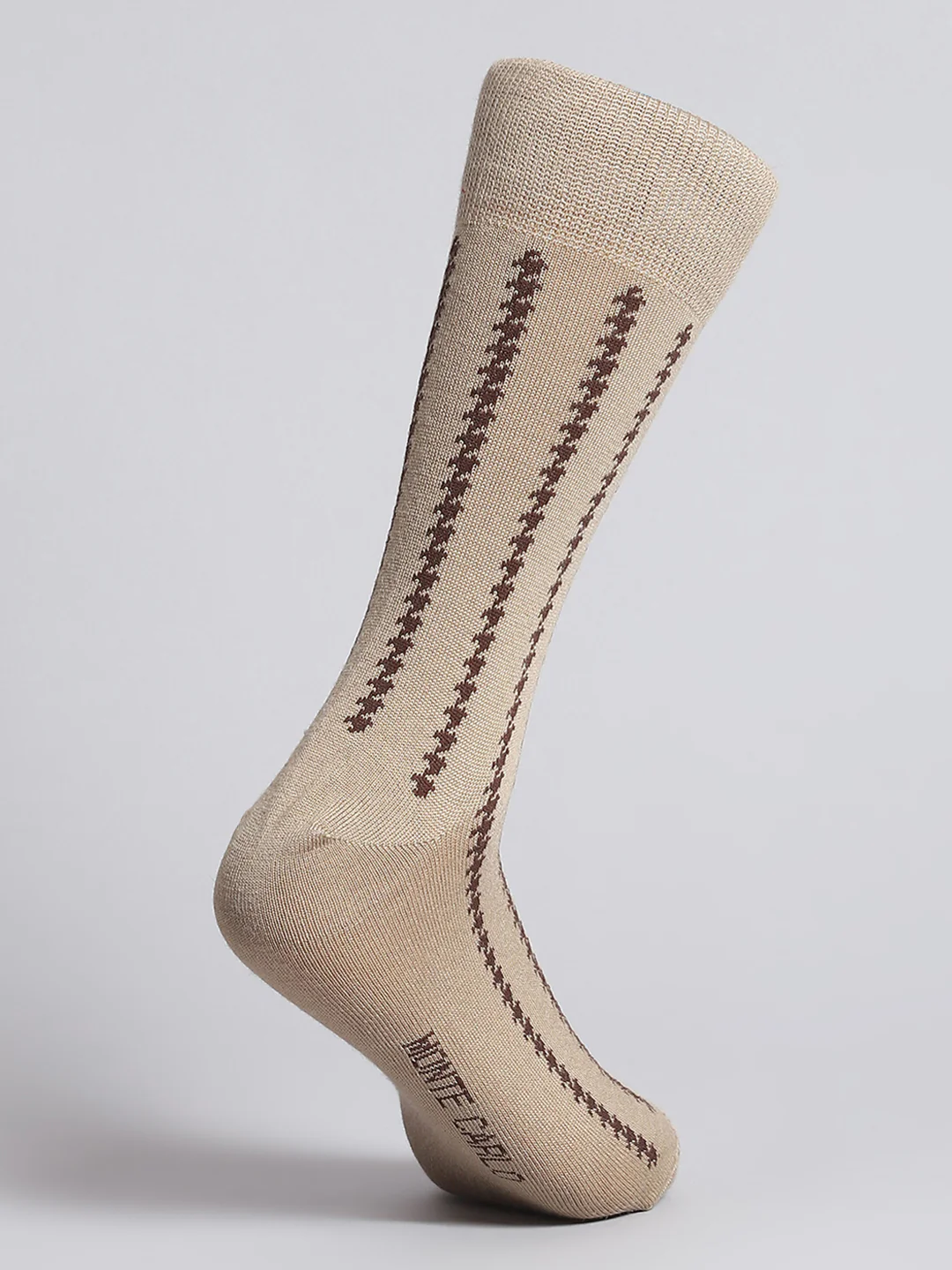 Men Pure Wool Self Design Mid Calf Length Socks (1 Pair) - Image 4