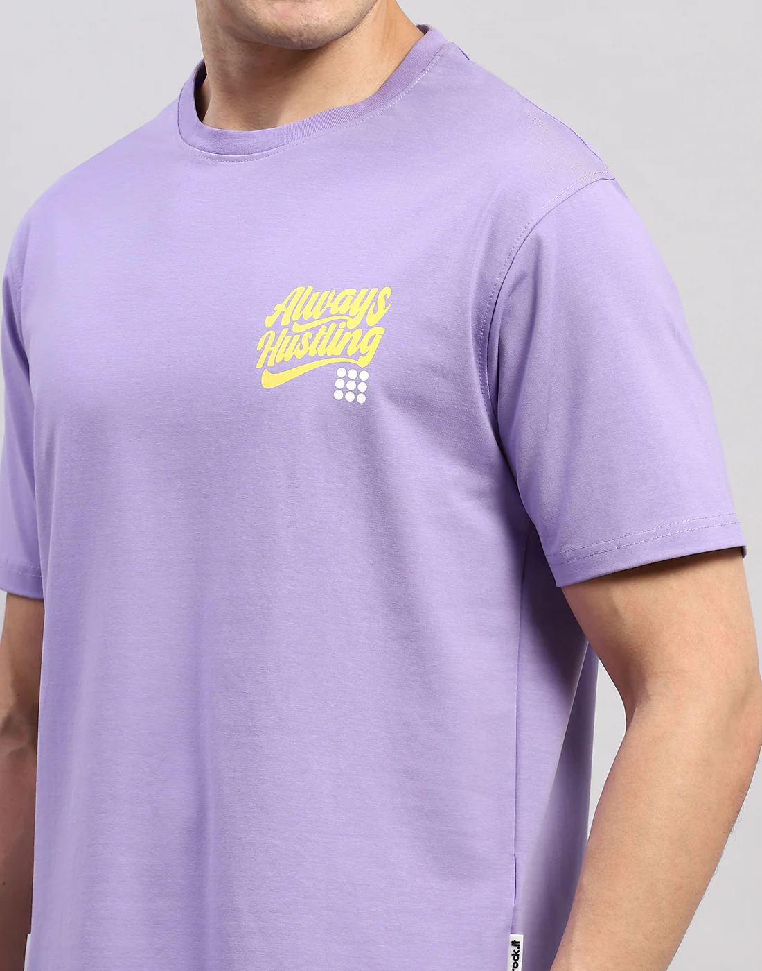 Rock.it Men Purple Printed Round Neck Half Sleeve T-Shirt - Image 7