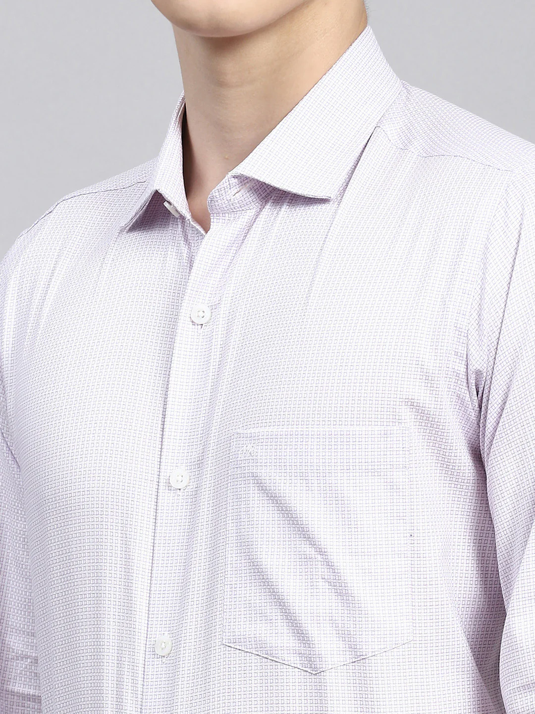 Men Purple Printed Shirt - Image 6