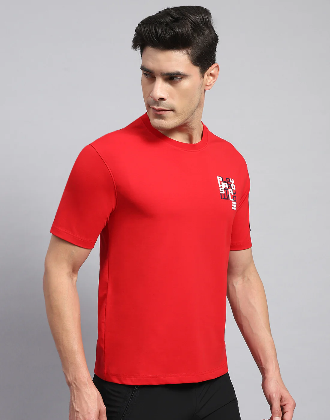 Rock.it Men Red Printed Round Neck Half Sleeve T-Shirt - Image 5