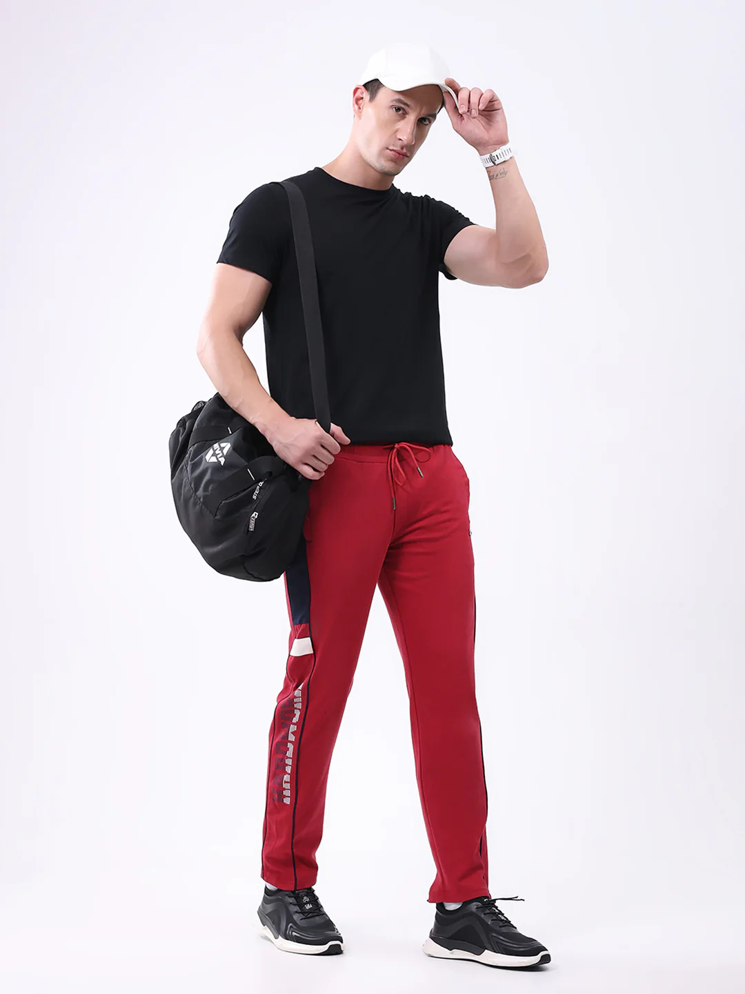 Men Red Solid Regular Fit Winter Lower - Image 2