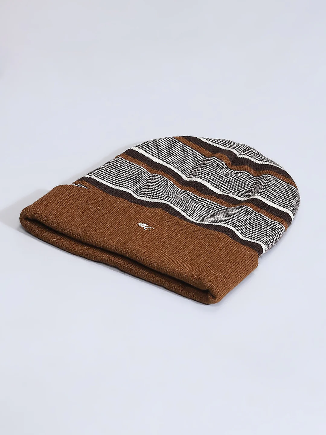 Men Rust Self Design Cap - Image 6