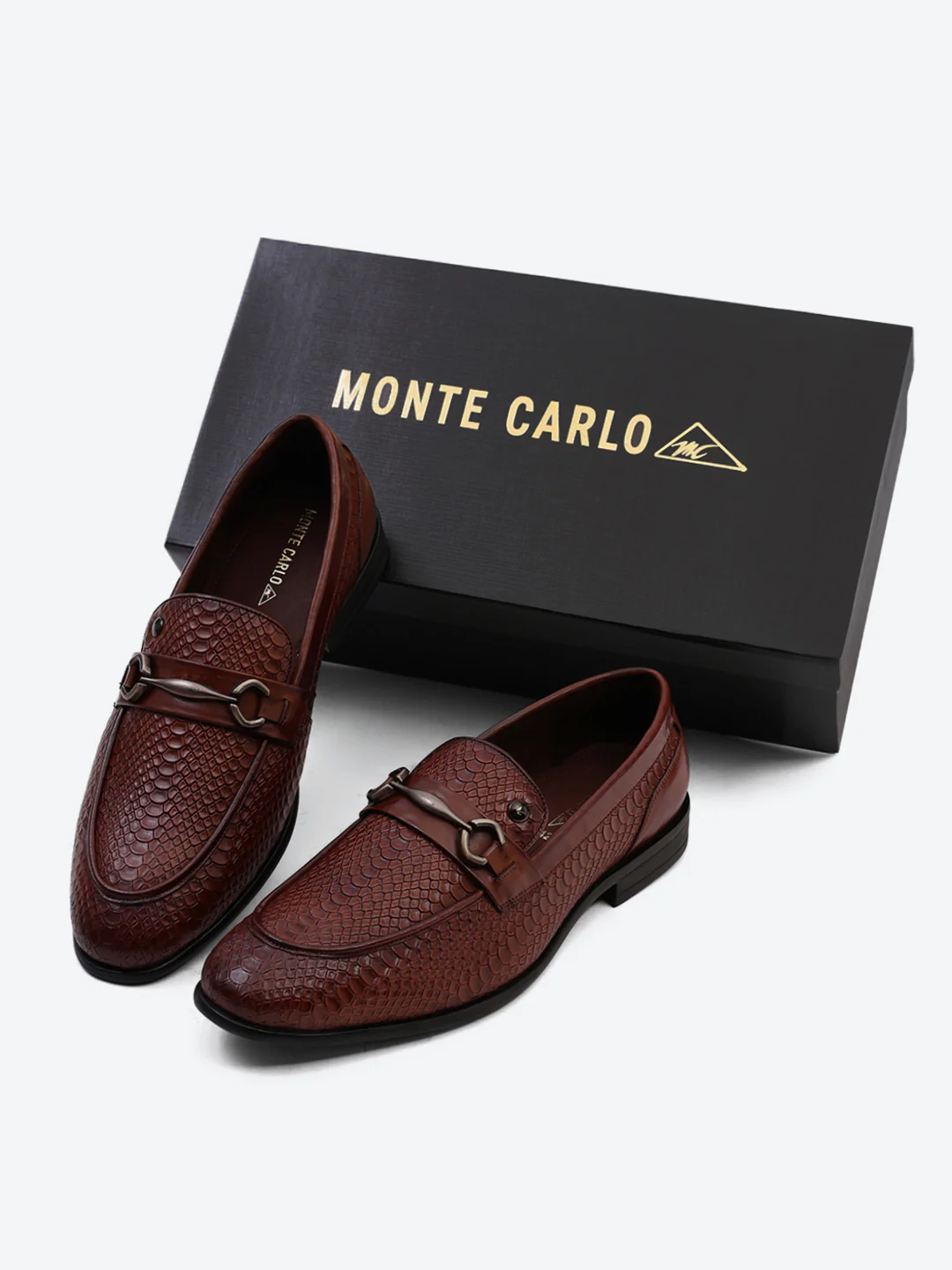 Monte Carlo Tan Horsebit Loafers for Men - Image 2