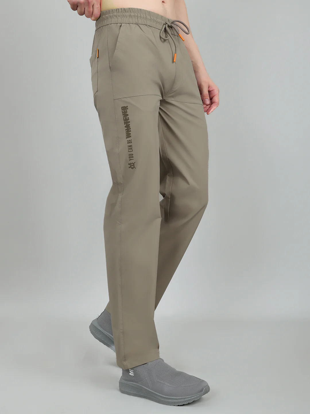 Men Tan Solid Regular Fit Lower - Image 3
