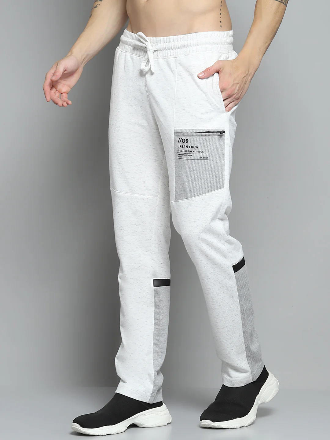 Rock.it Men White Printed Lower - Image 3