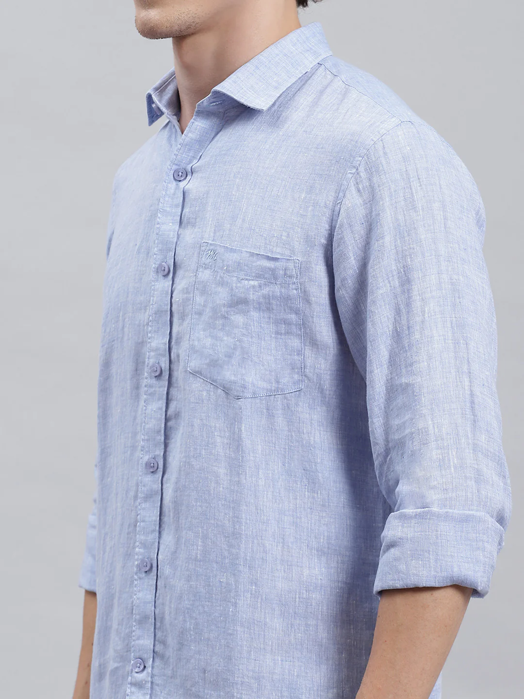 Men White Printed Shirt - Image 6