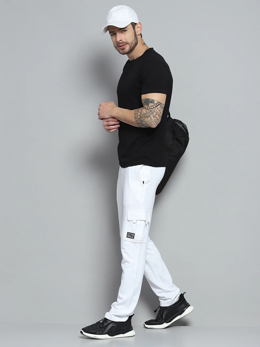 Rock.it Men White Solid   Lower - Image 2