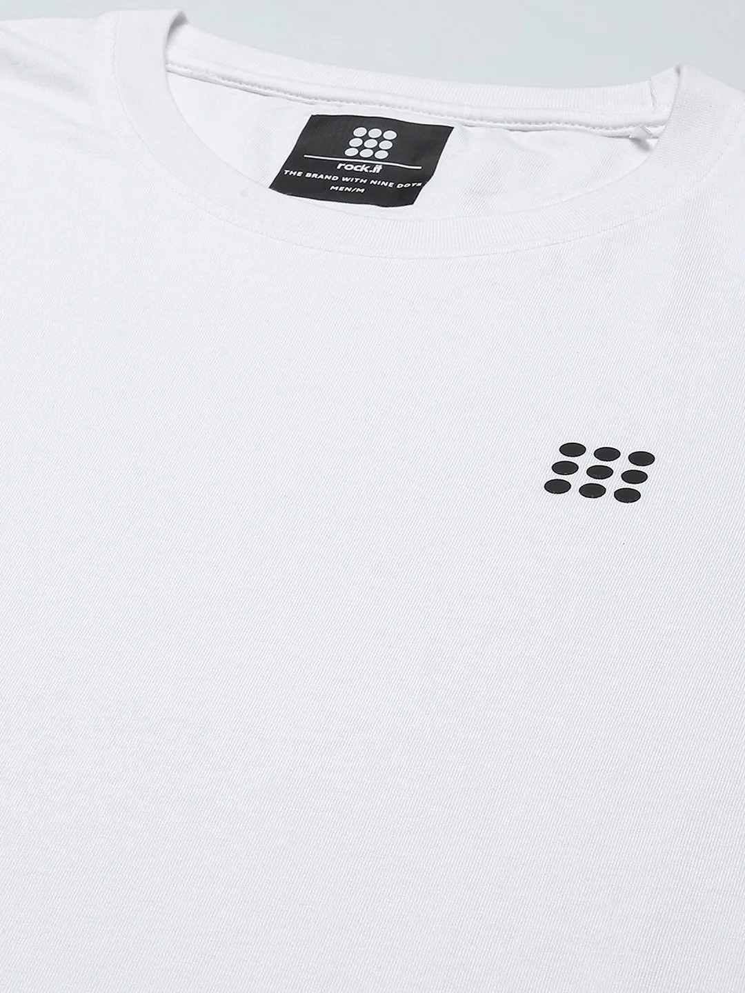 Rock.it Men White Solid Round Neck Full Sleeve Winter T-Shirt - Image 8