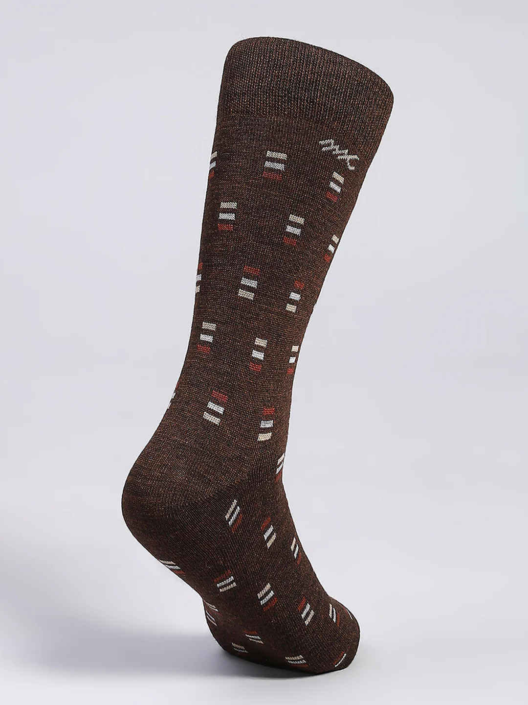 Men Wool blend Printed Mid Calf Length Socks (1 Pair) - Image 3