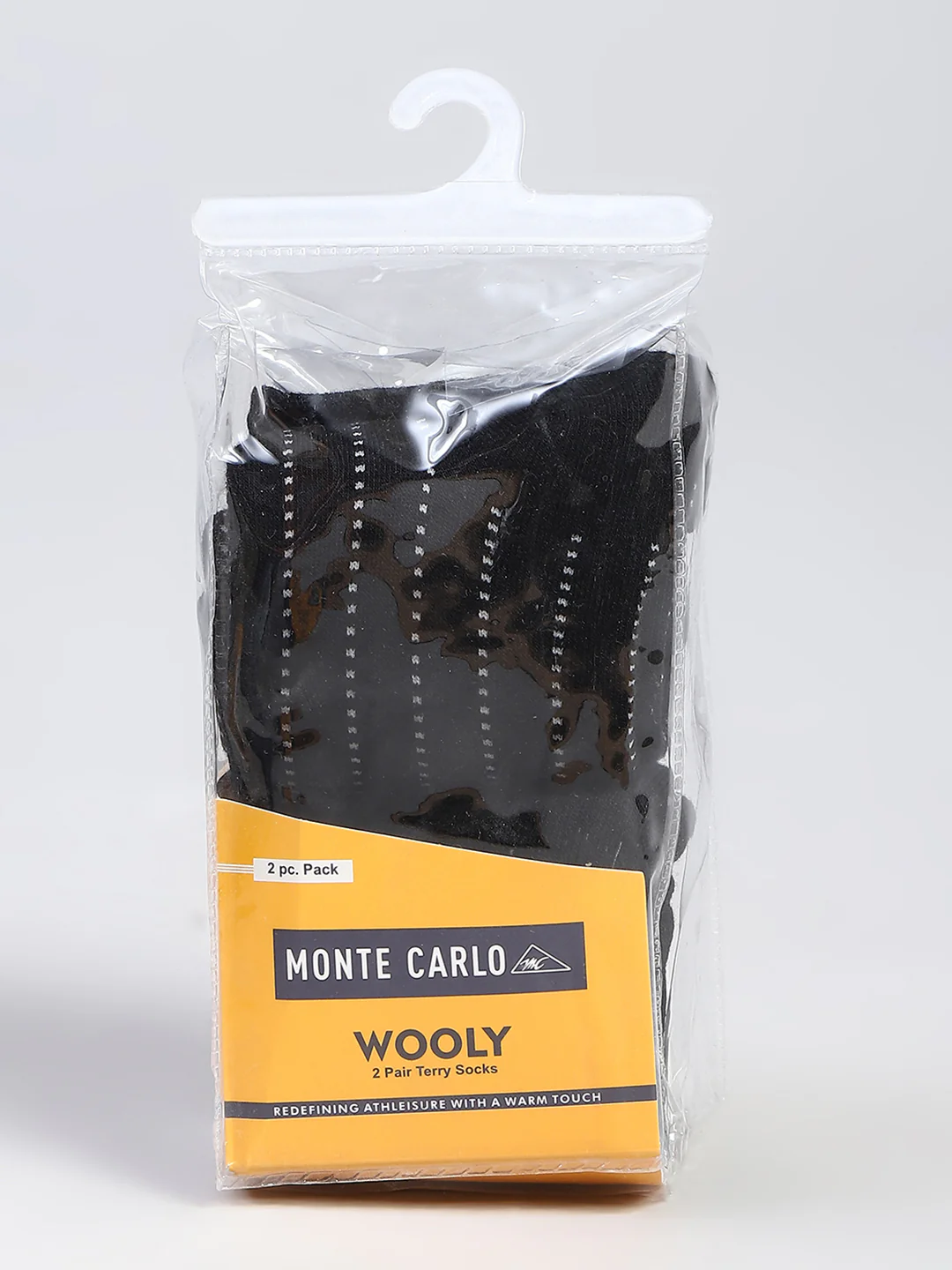 Men Wool blend Self Design Calf Length Socks (Pack of 2) - Image 10