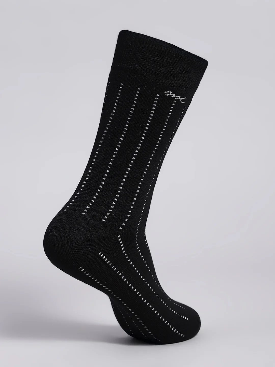 Men Wool blend Self Design Calf Length Socks (Pack of 2) - Image 5