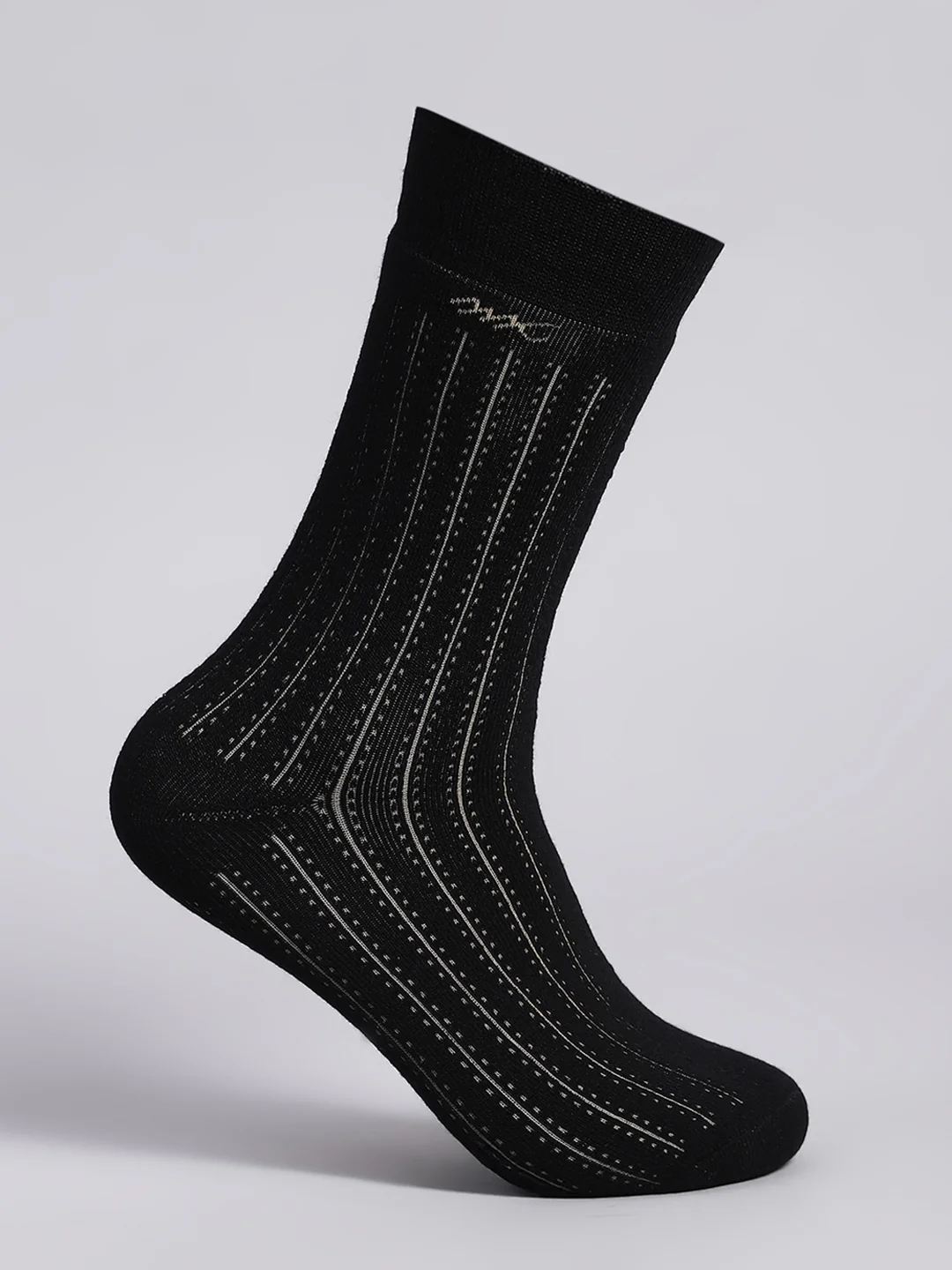 Men Wool blend Self Design Calf Length Socks (Pack of 2) - Image 8
