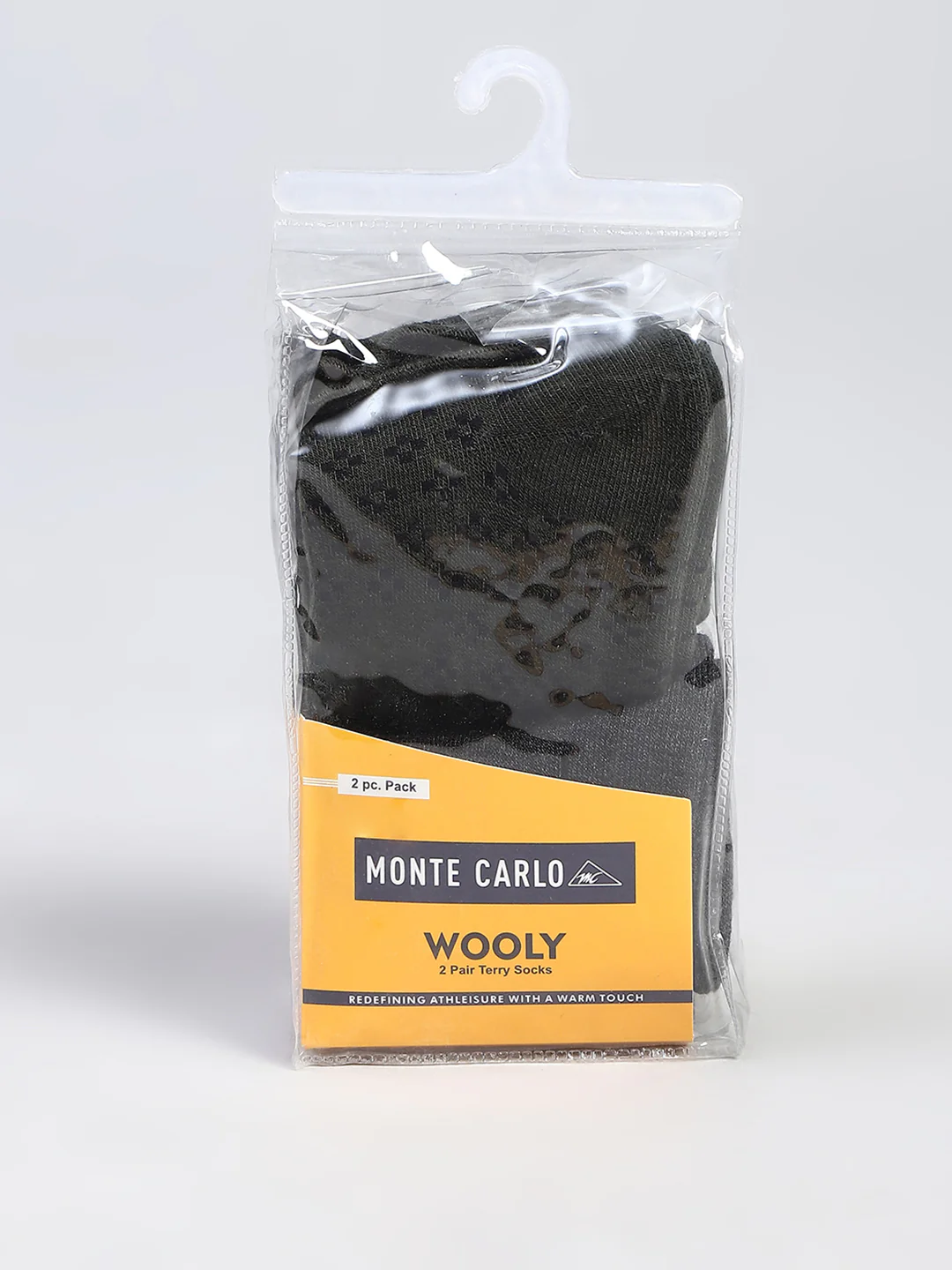 Men Wool blend Self Design Calf Length Socks (Pack of 2) - Image 10