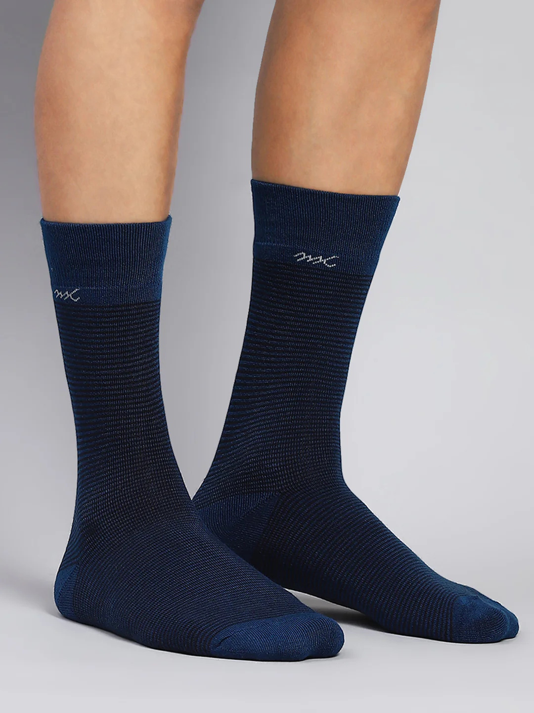 Men Wool blend Self Design Calf Length Socks (Pack of 2) - Image 7