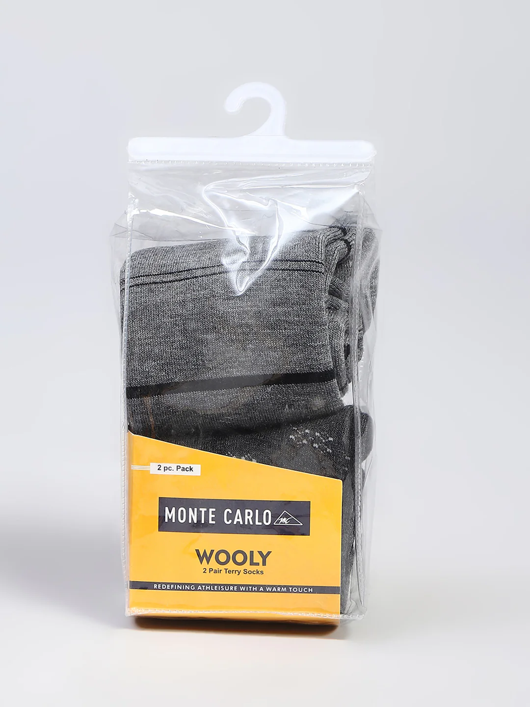 Men Wool blend Self Design Calf Length Socks (Pack of 2) - Image 10