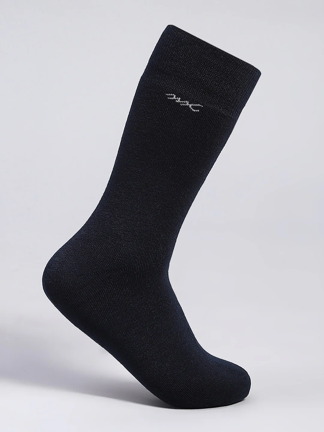 Men Wool blend Solid Mid Calf Length Socks (1 Pair) - Image 3