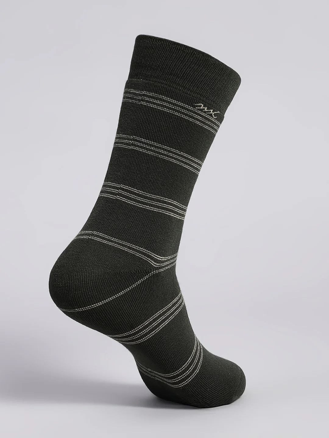 Men Wool blend Stripe Calf Length Socks (Pack of 2) - Image 5