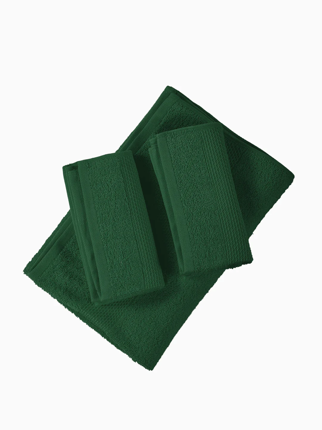Mint Green 100% Cotton Solid 380 GSM Bath Towel Super Charm 3 Pc Set Gifting Box Pack - Image 6