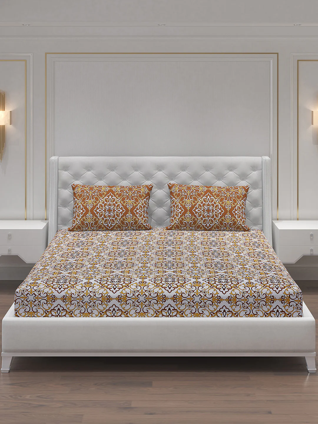 MOCA by Monte Carlo 104 GSM Cotton Double Bedsheet (2 Pcs Set) - Image 4