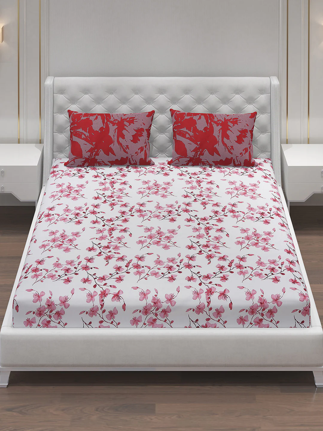 MOCA by Monte Carlo 104 GSM Cotton Double Bedsheet (2 Pcs Set) - Image 3