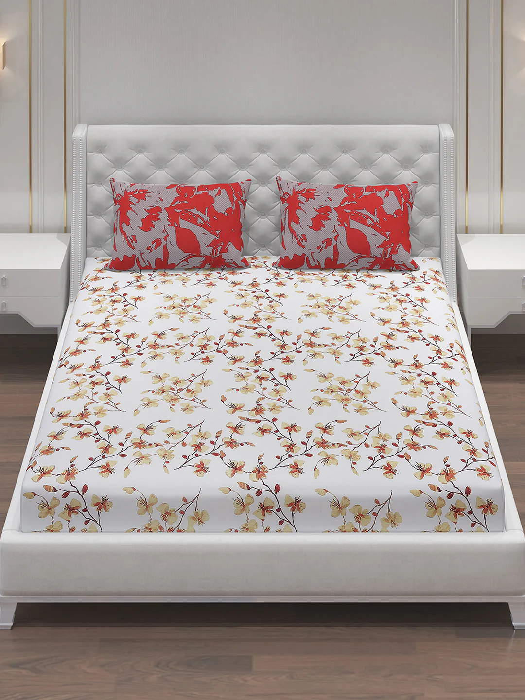 MOCA by Monte Carlo 104 GSM Cotton Double Bedsheet (2 Pcs Set) - Image 3