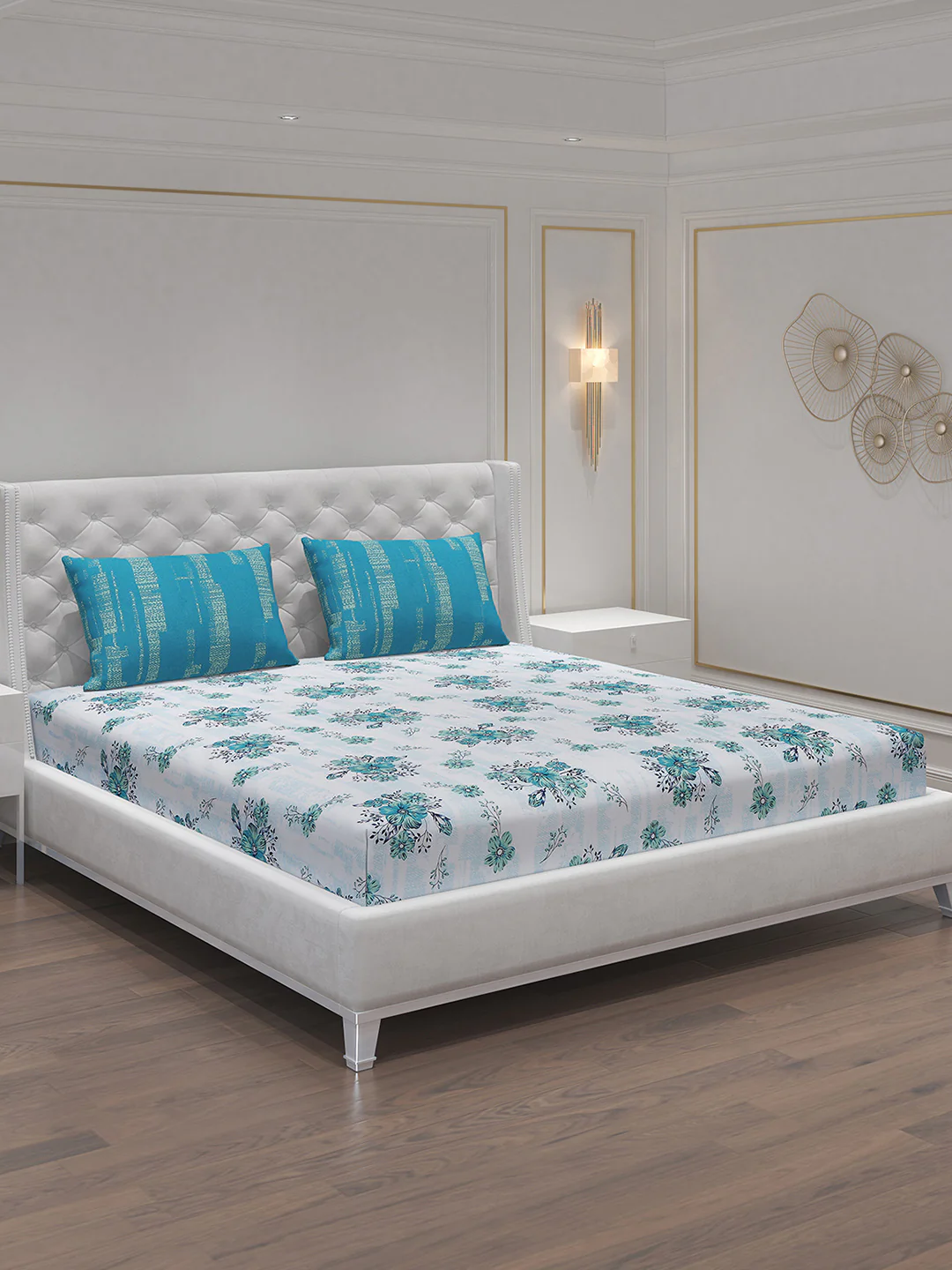 MOCA by Monte Carlo 104 GSM Cotton Double Bedsheet (2 Pcs Set) - Image 2