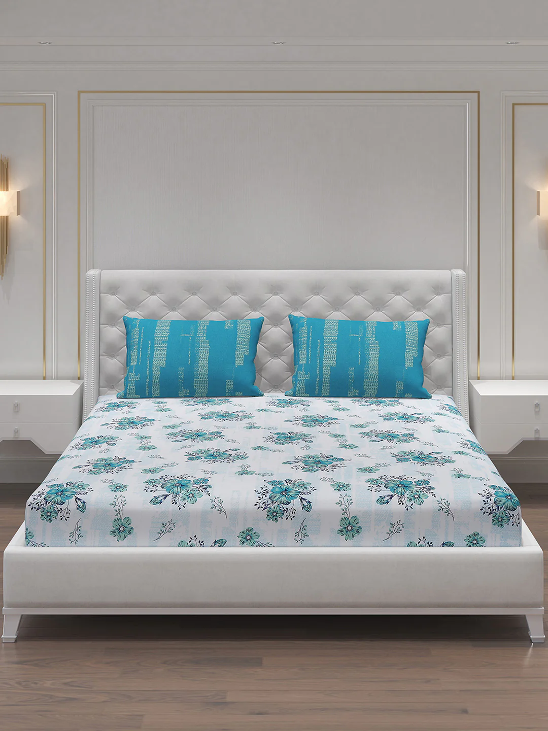 MOCA by Monte Carlo 104 GSM Cotton Double Bedsheet (2 Pcs Set) - Image 4