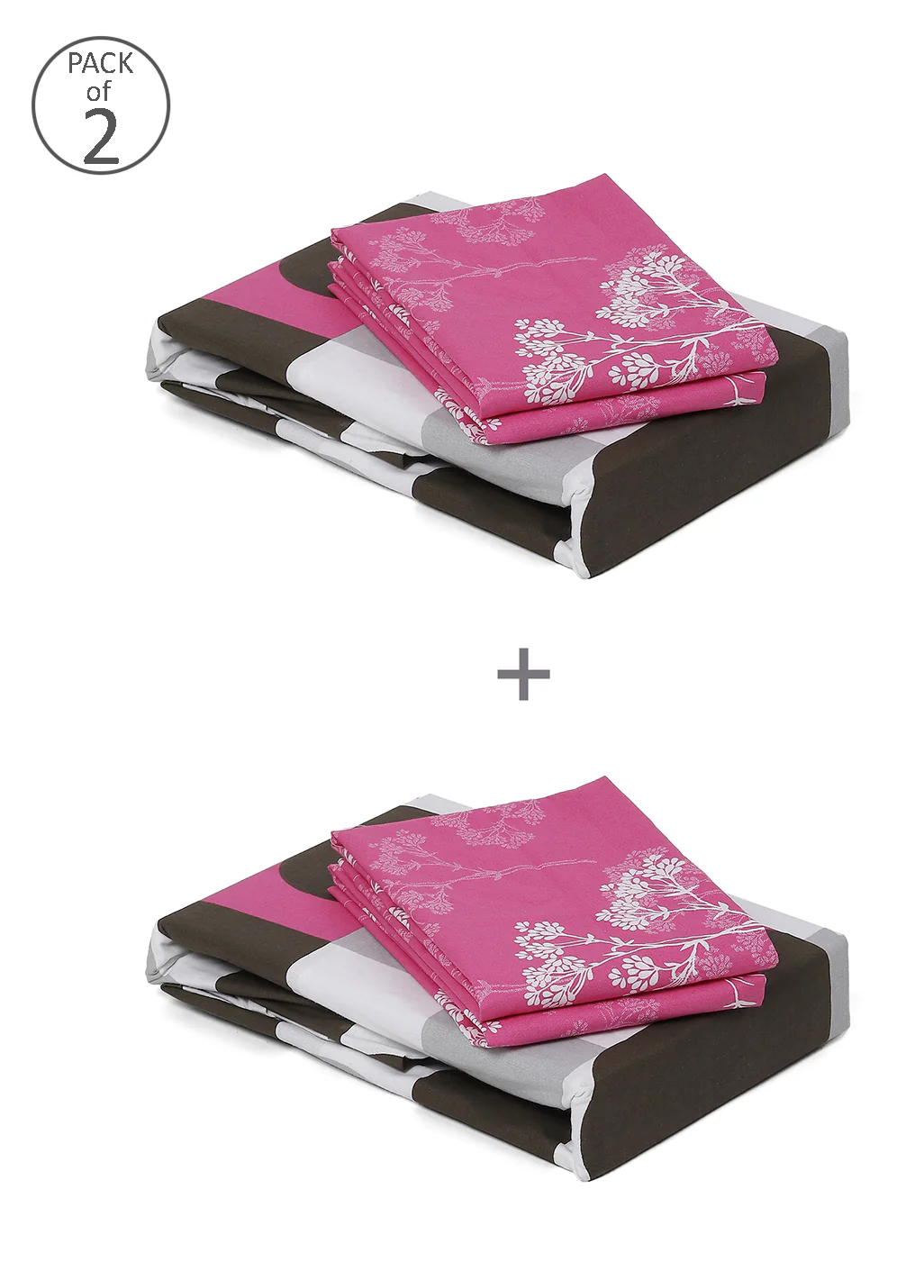 MOCA by Monte Carlo 104 GSM Cotton Double Bedsheet (2 Pcs Set) - Image 10