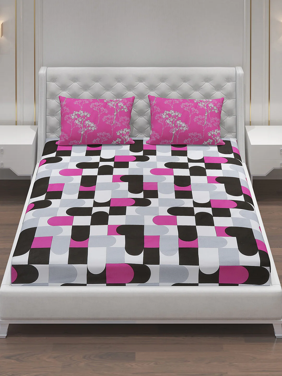 MOCA by Monte Carlo 104 GSM Cotton Double Bedsheet (2 Pcs Set) - Image 3