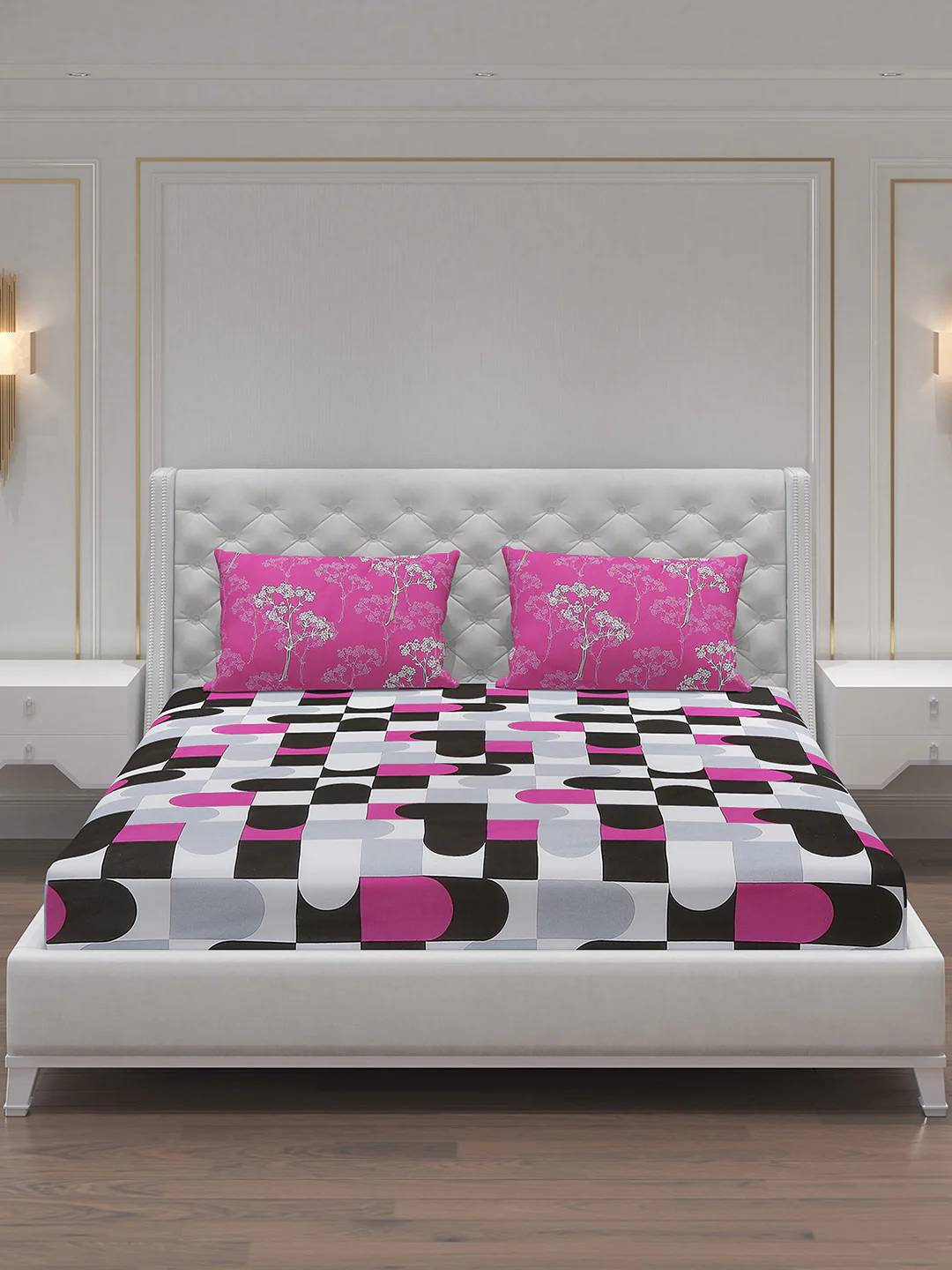MOCA by Monte Carlo 104 GSM Cotton Double Bedsheet (2 Pcs Set) - Image 4