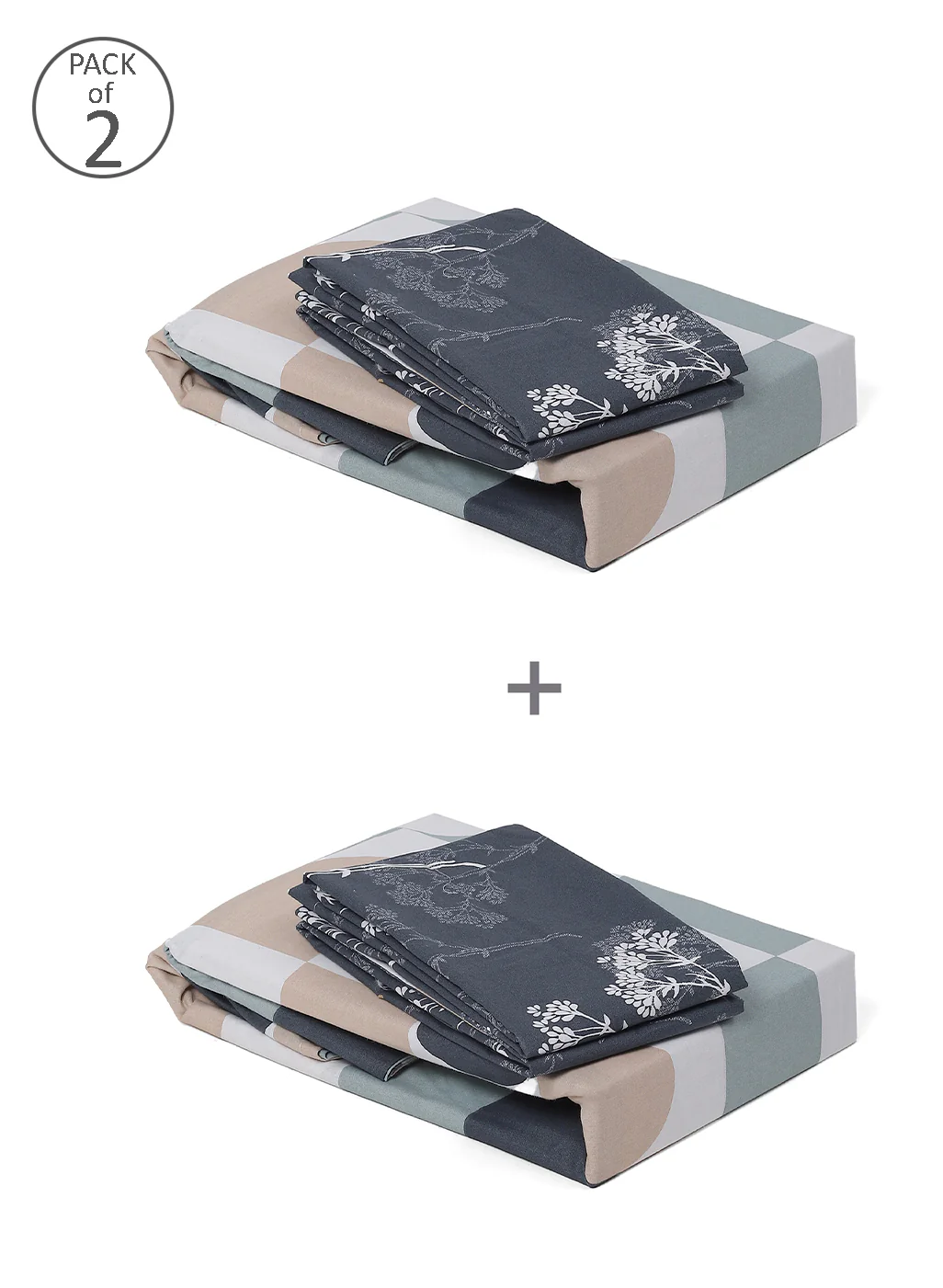 MOCA by Monte Carlo 104 GSM Cotton Double Bedsheet (2 Pcs Set) - Image 10