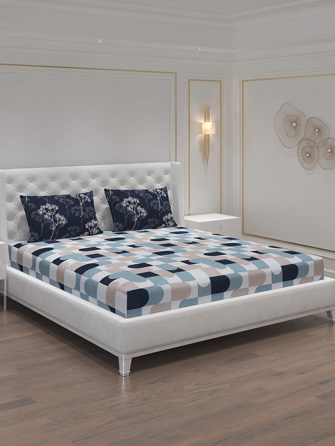 MOCA by Monte Carlo 104 GSM Cotton Double Bedsheet (2 Pcs Set) - Image 2