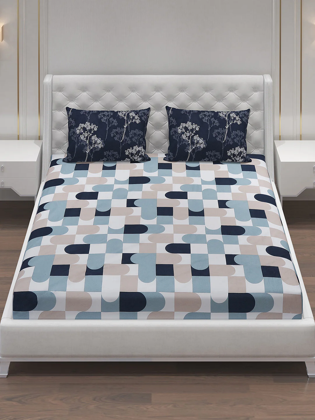 MOCA by Monte Carlo 104 GSM Cotton Double Bedsheet (2 Pcs Set) - Image 3