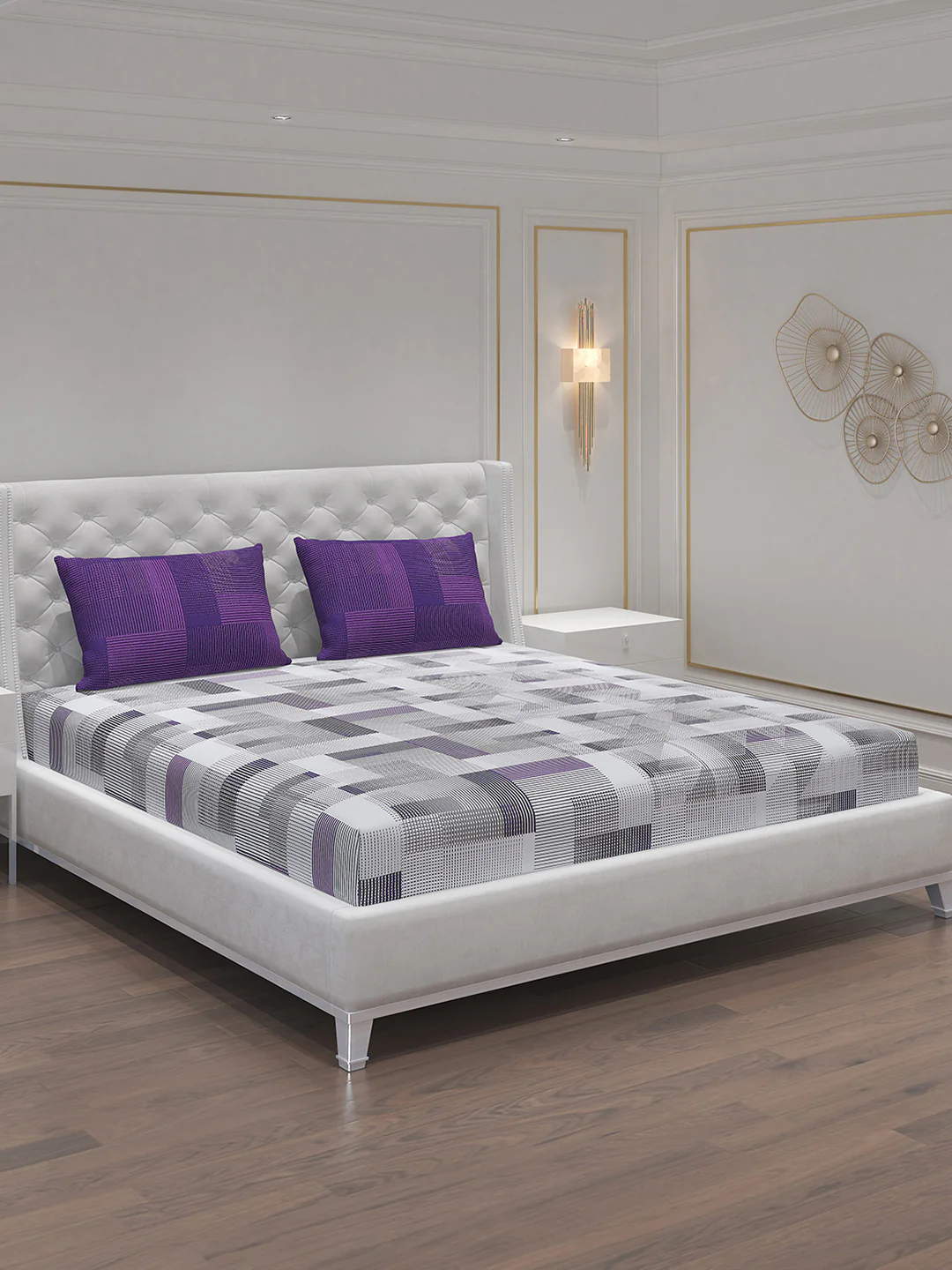 MOCA by Monte Carlo 104 GSM Cotton Double Bedsheet (2 Pcs Set) - Image 2
