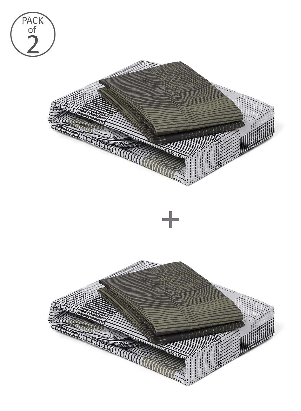 MOCA by Monte Carlo 104 GSM Cotton Double Bedsheet (2 Pcs Set) - Image 10