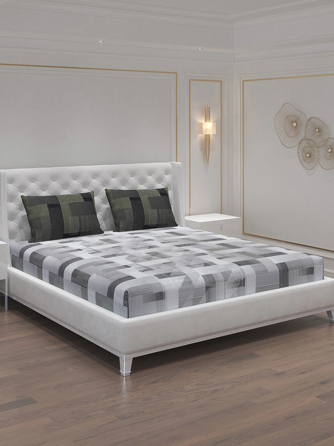 MOCA by Monte Carlo 104 GSM Cotton Double Bedsheet (2 Pcs Set) - Image 2