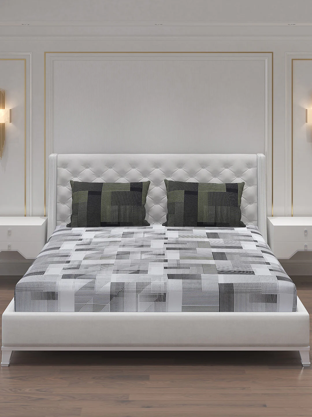 MOCA by Monte Carlo 104 GSM Cotton Double Bedsheet (2 Pcs Set) - Image 4