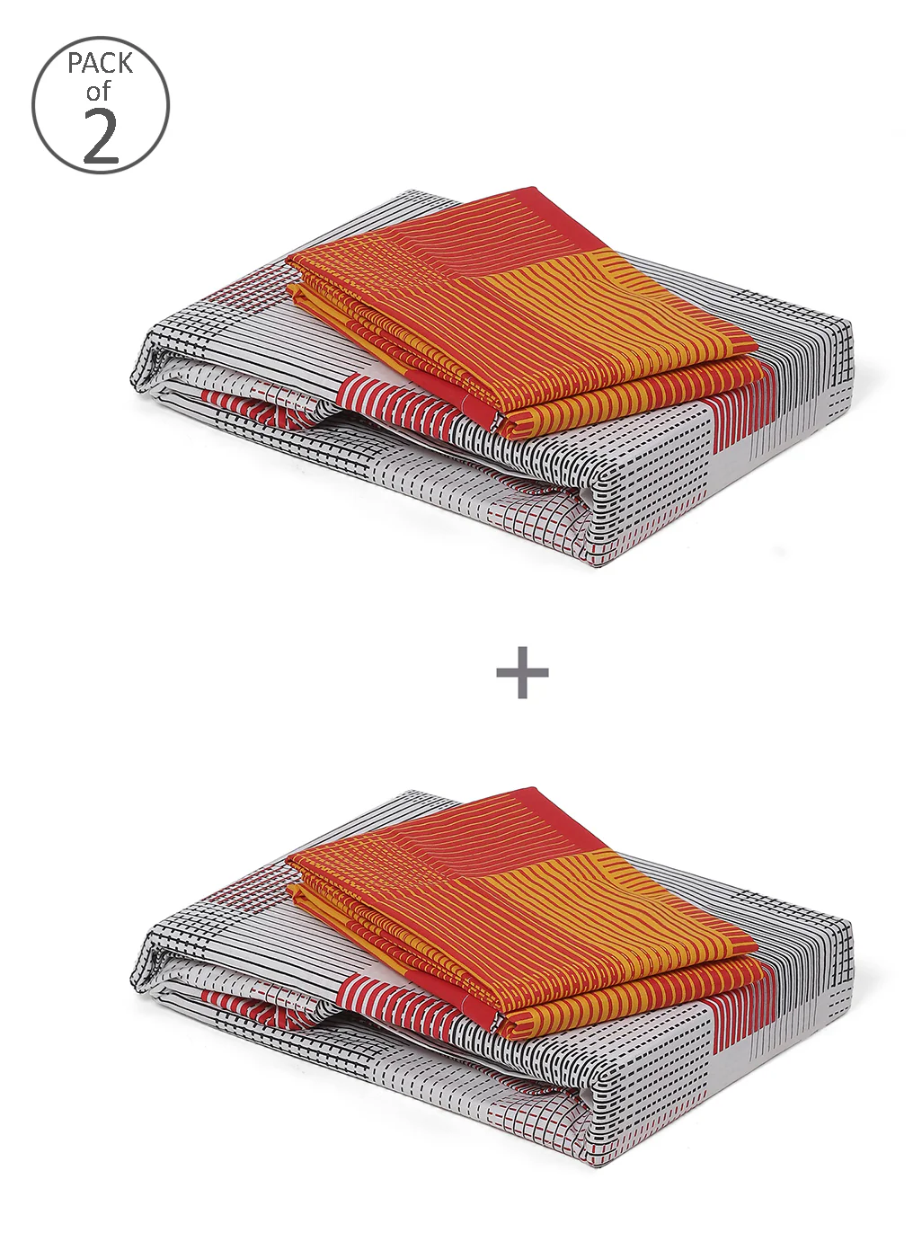 MOCA by Monte Carlo 104 GSM Cotton Double Bedsheet (2 Pcs Set) - Image 10