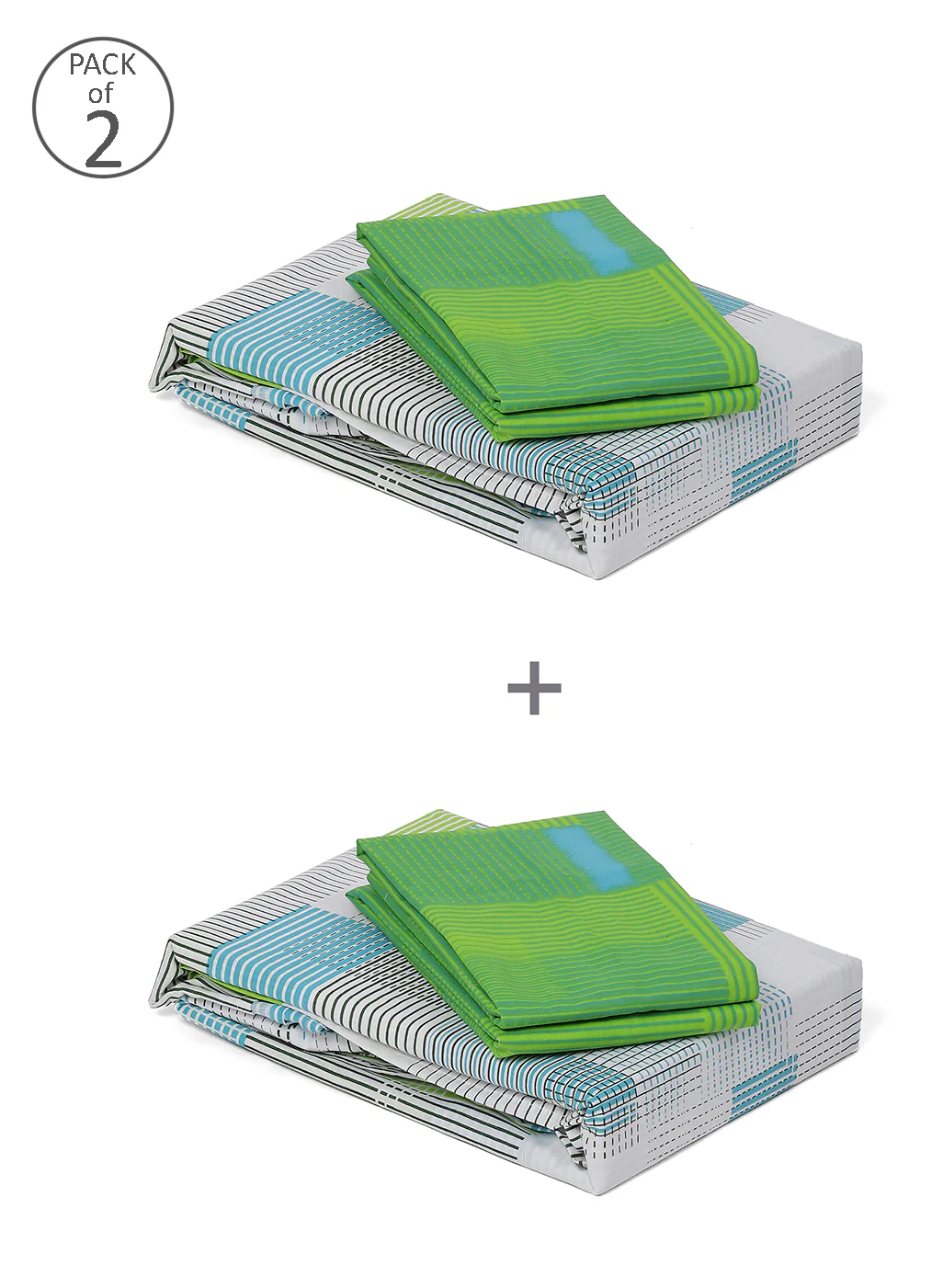 MOCA by Monte Carlo 104 GSM Cotton Double Bedsheet (2 Pcs Set) - Image 10