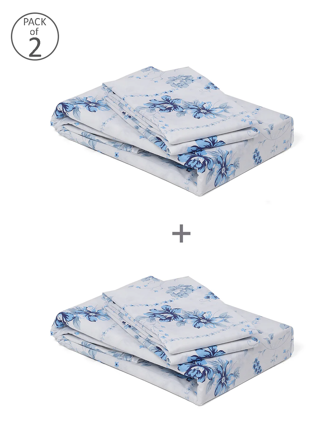 MOCA by Monte Carlo 104 GSM Cotton Double Bedsheet (2 Pcs Set) - Image 10