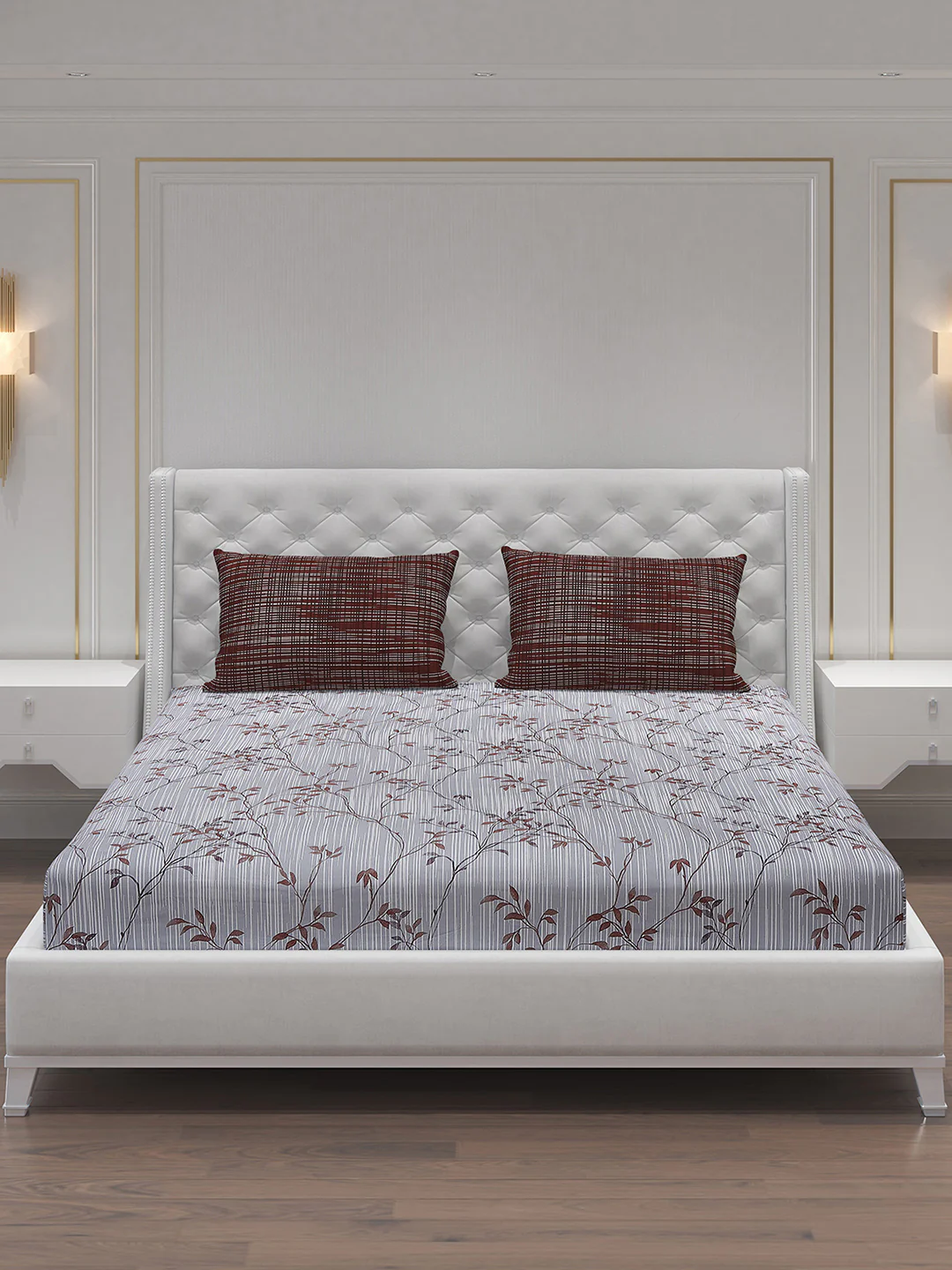 MOCA by Monte Carlo 104 GSM Cotton Double Bedsheet (2 Pcs Set) - Image 4