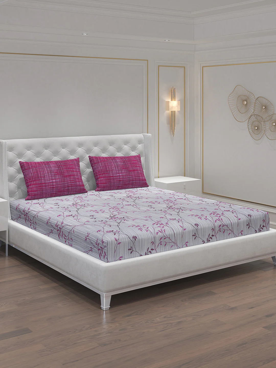 MOCA by Monte Carlo 104 GSM Cotton Double Bedsheet (2 Pcs Set) - Image 2
