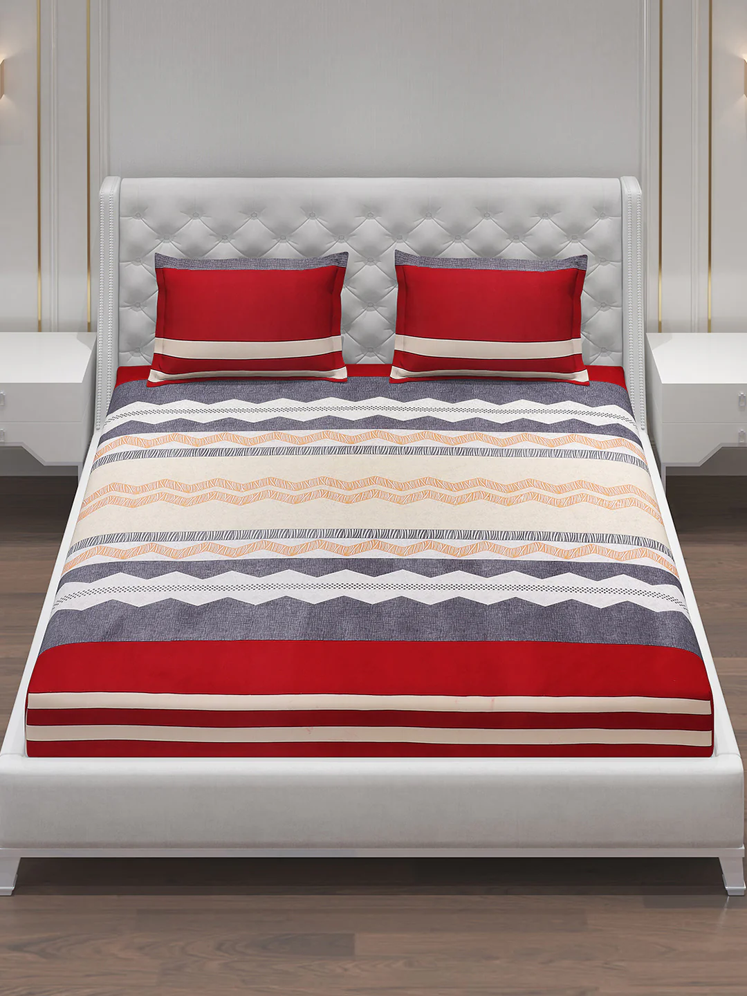 MOCA by Monte Carlo 120 GSM Microfibre Double Bedsheet (2 Pcs Set) - Image 3