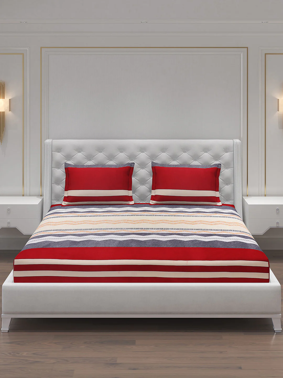 MOCA by Monte Carlo 120 GSM Microfibre Double Bedsheet (2 Pcs Set) - Image 4