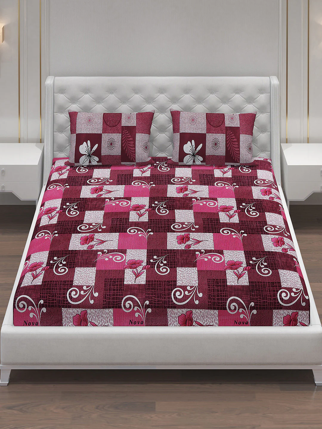 MOCA by Monte Carlo 120 GSM Microfibre Double Bedsheet (2 Pcs Set) - Image 3