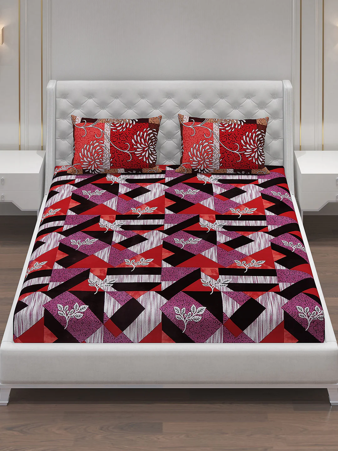 MOCA by Monte Carlo 120 GSM Microfibre Double Bedsheet (2 Pcs Set) - Image 3