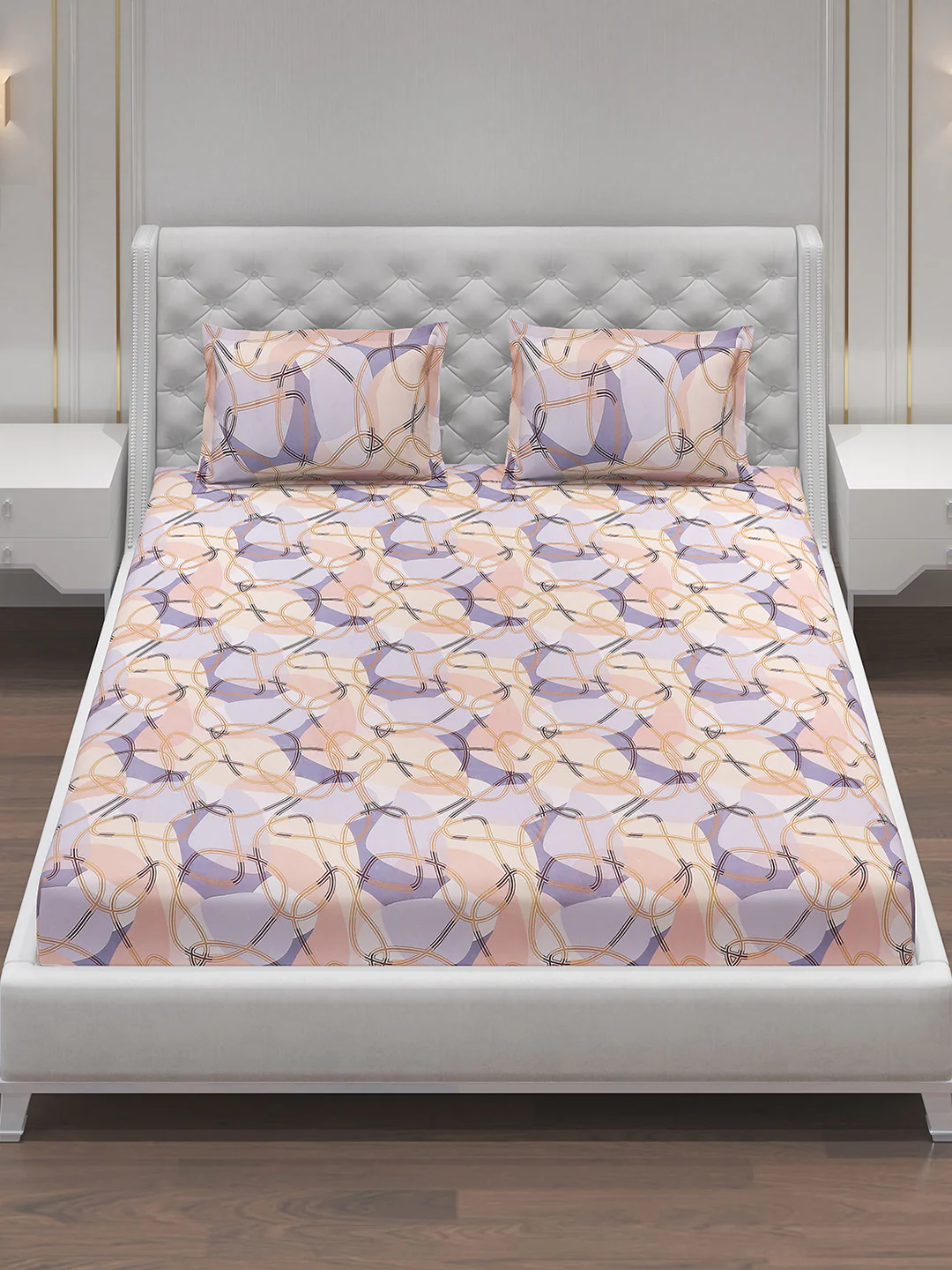 MOCA by Monte Carlo 120 GSM Microfibre Double Bedsheet (2 Pcs Set) - Image 3